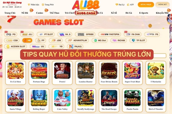 Tips quay hũ đổi thưởng trúng lớn